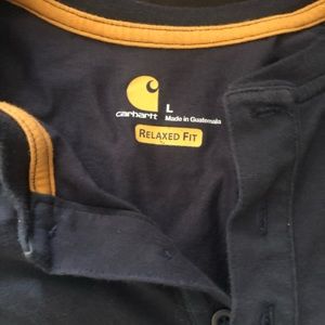 Large Carhartt Force / Relaxed Fit henley button